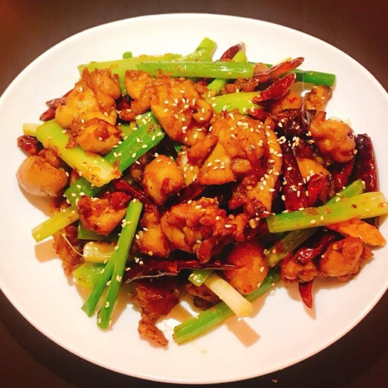 Wok Fried ChongQing Spicy Chicken - Mekong Restaurant